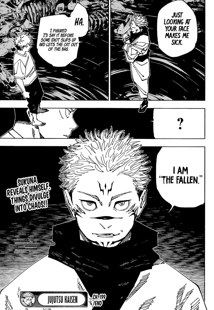 Jujutsu Kaisen Chapter 199 image 19